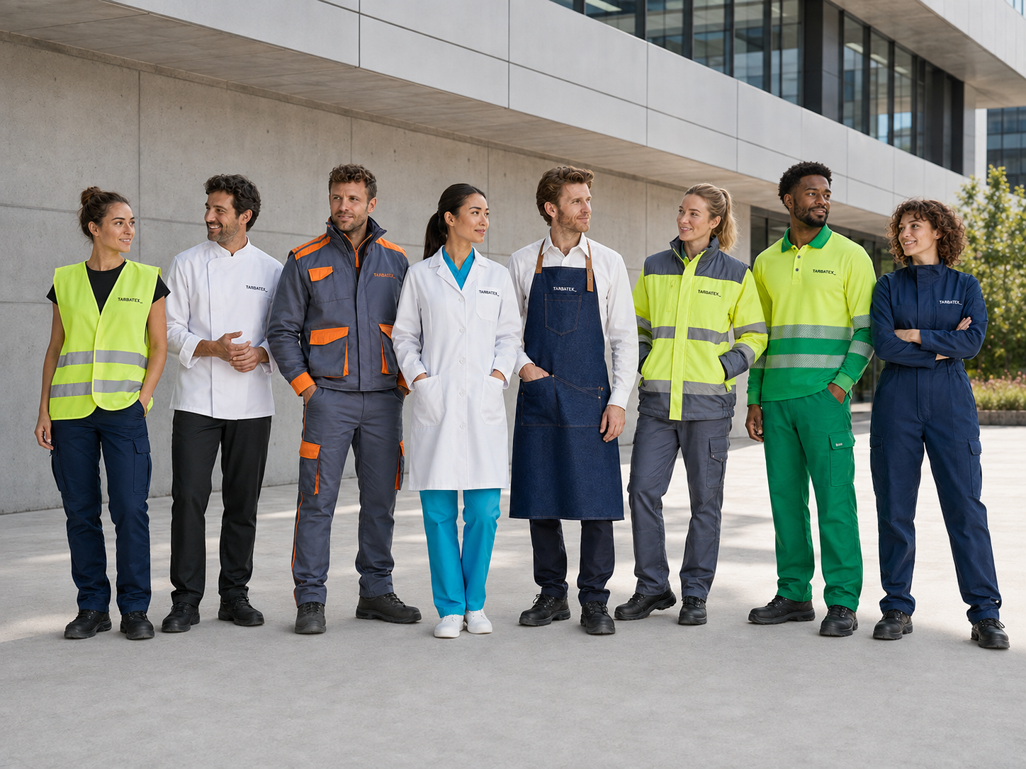 Ropa laboral y uniformes personalizados con logotipo TARBATEX